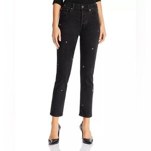 PISTOLA (25) Nico Star High-Rise Straight-Leg Jeans Celestial Slate Premium - 25